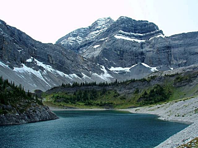 Lower Galatea Lake past Lillian Lake in Kananaskis Country, Alberta, Canada