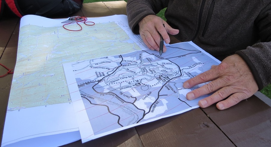 Finding your way with the topo map