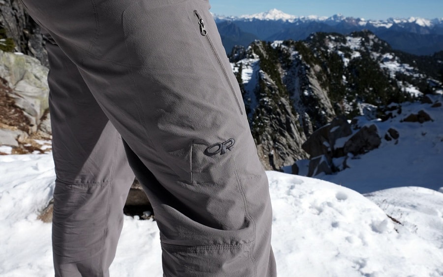 Polyester hiking pants
