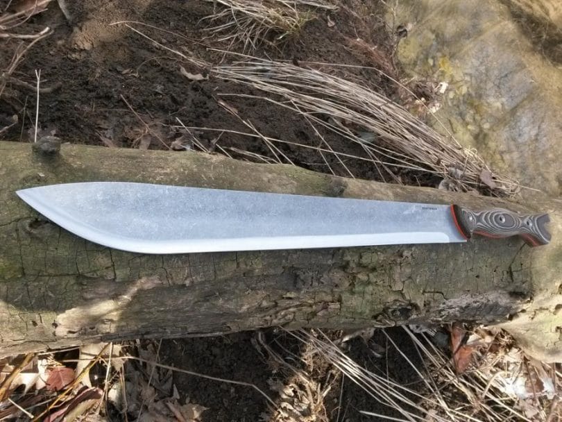Big survival machete
