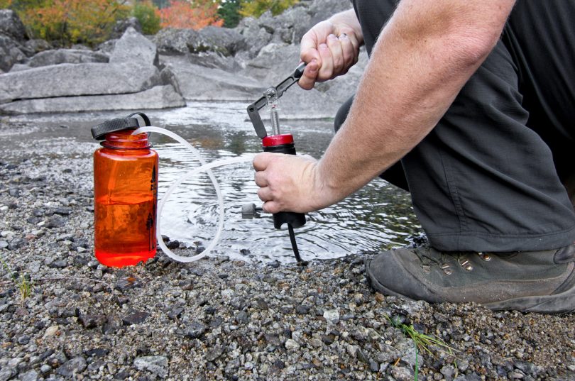 Backpacking water filter