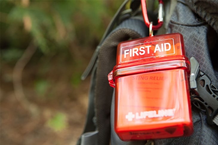 Hiking first aid kit