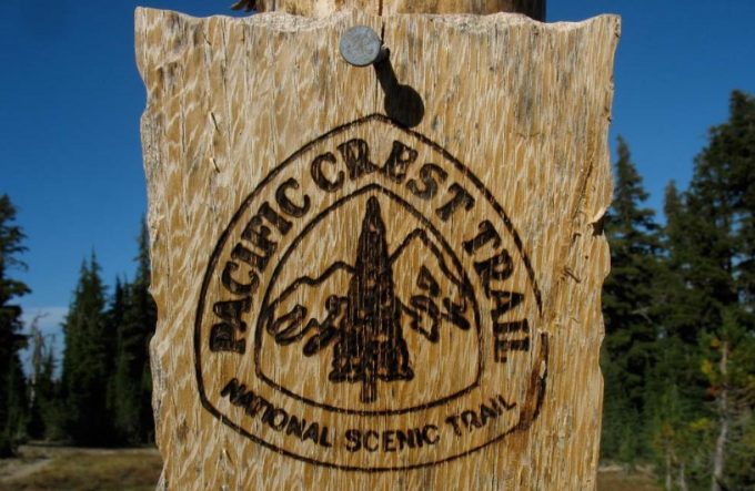 Pacific Crest Trail sign