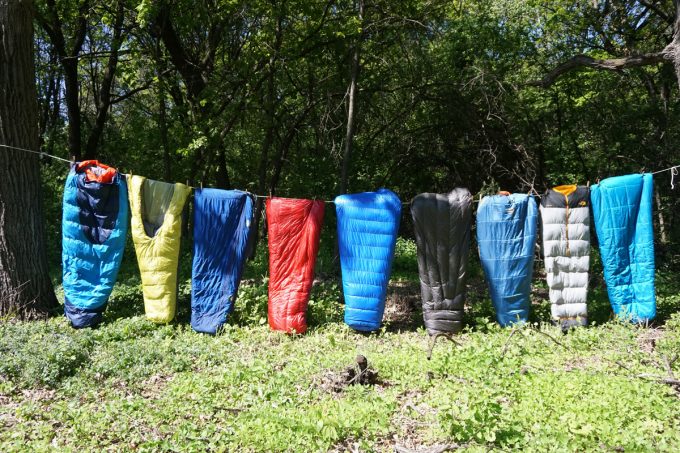 different kinds of sleeping bags