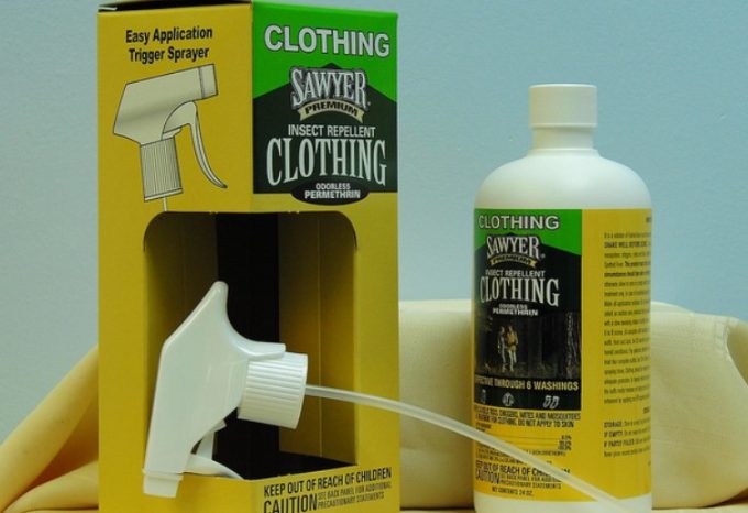 Permethrin insect repellent