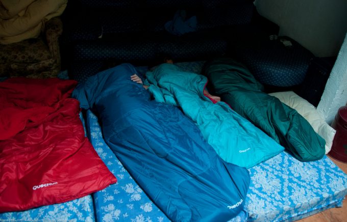 different sleeping bags