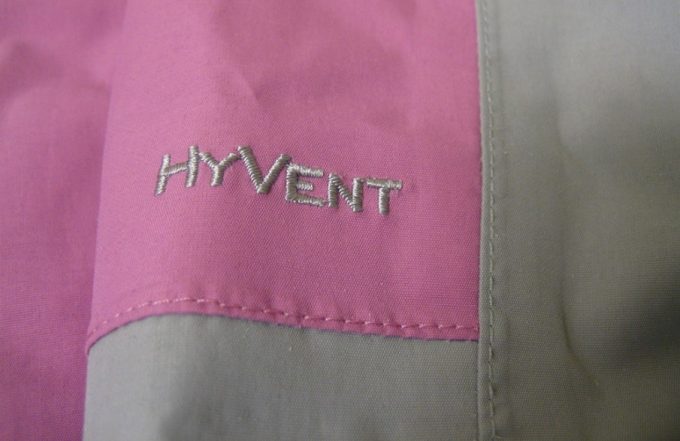 hyvent logo on jacket