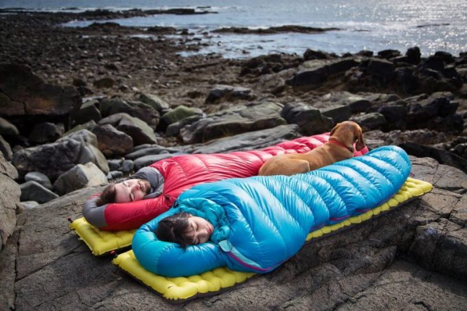 sleeping-bag with the frineds