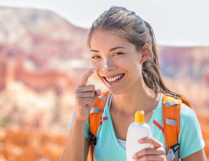 sunscreen for hikers