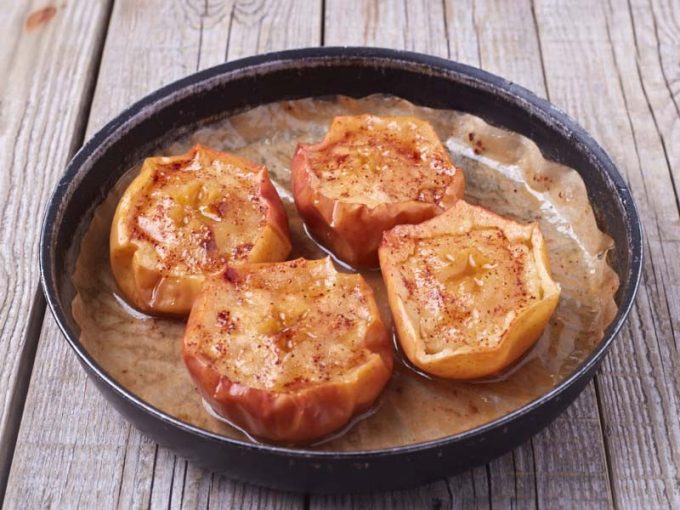 baked camping apples