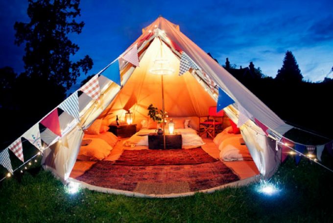 romantic tent