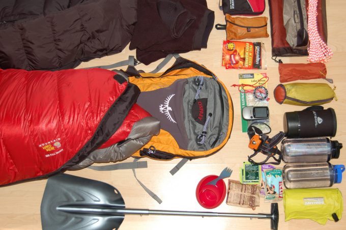 utility gear for snow camping