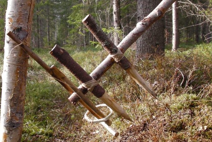 snap trap for wild animals