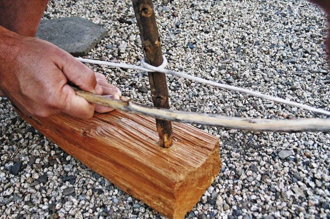 Bow Drill Fire Starting